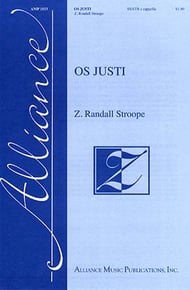 Os Justi SSATB choral sheet music cover Thumbnail